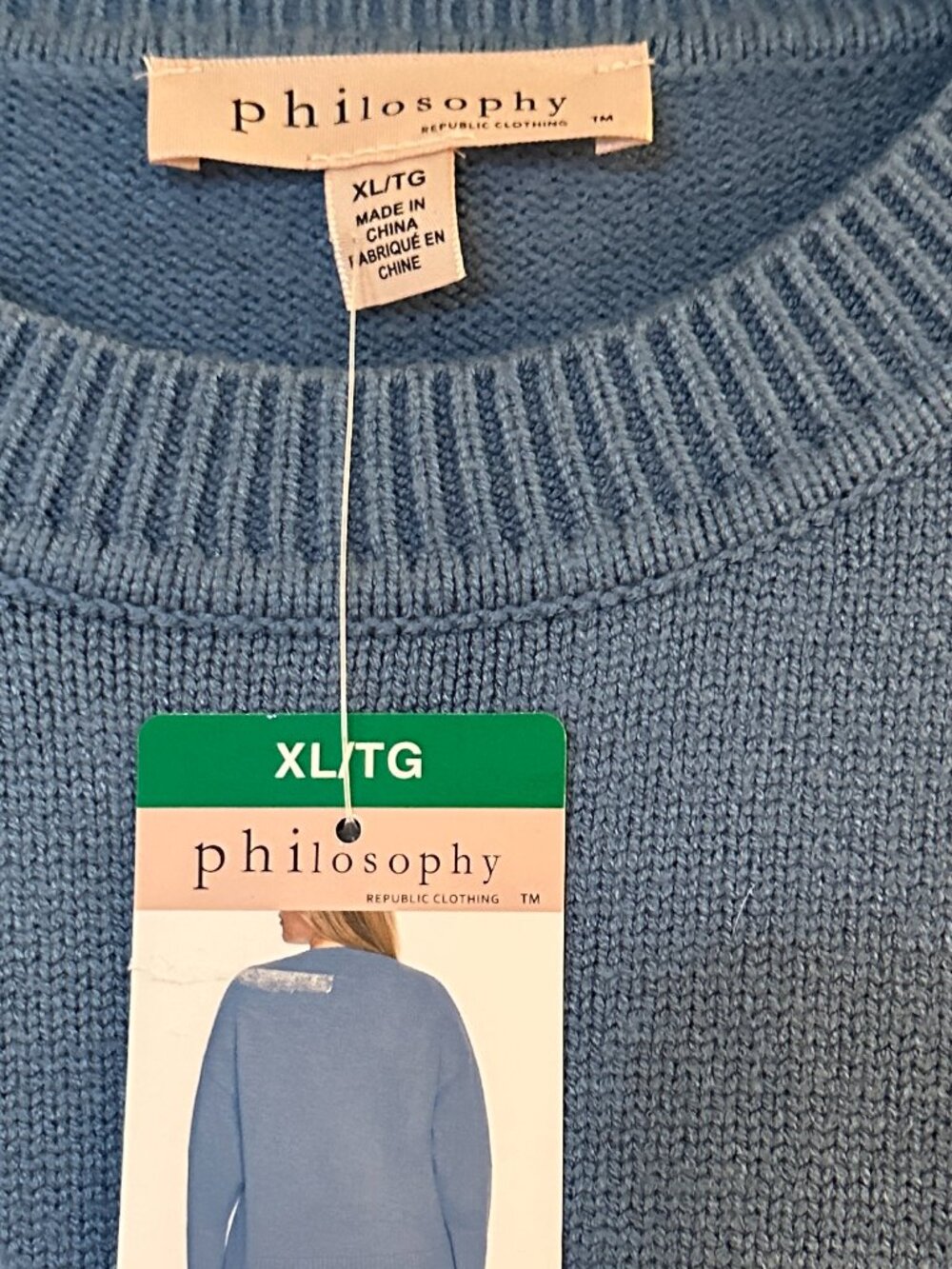Philosophy Republic Women's Pullover Size xl NWT - Picture 3 of 6